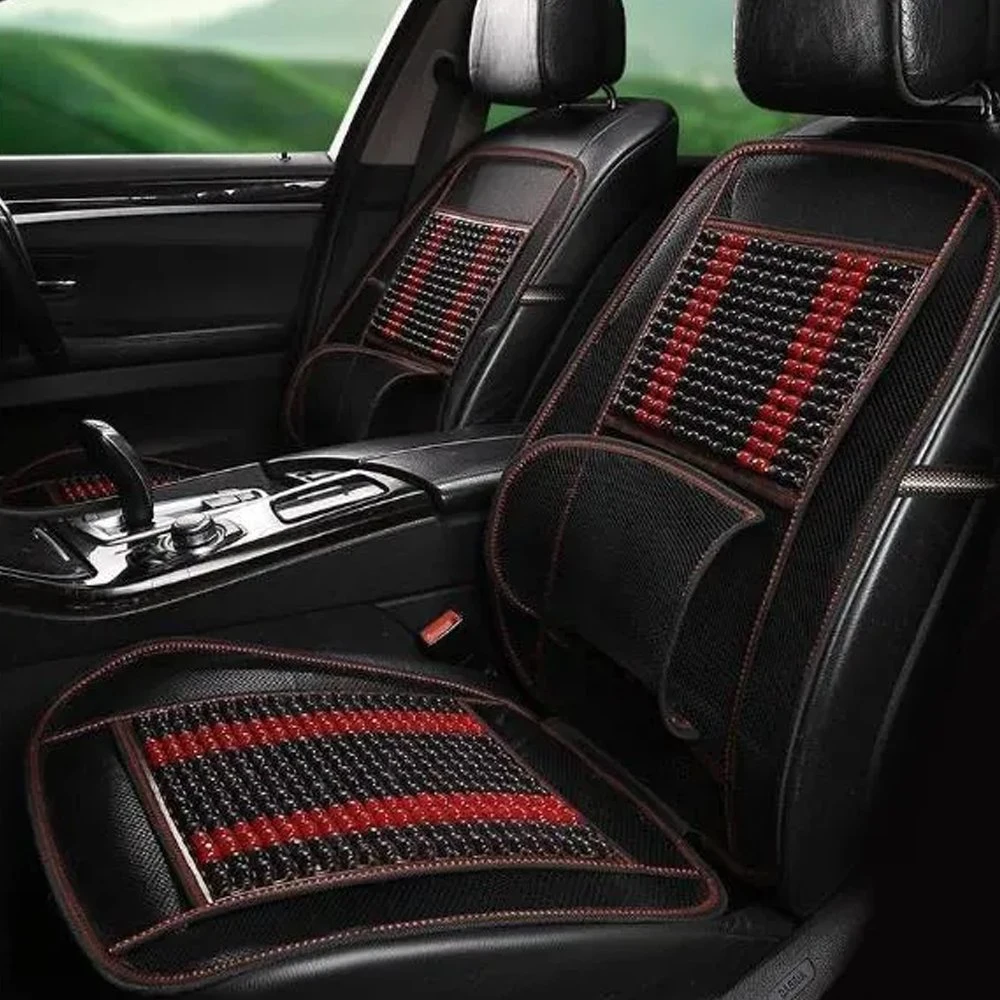 Breathable Truck Spare Parts Massage Breathable Cool Waterproof Color Car Wooden Seat Cushion Cover