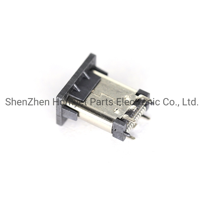 Type-C Connector 24p Vertical Double Paste H = 10.5mm Female Data Interface Base