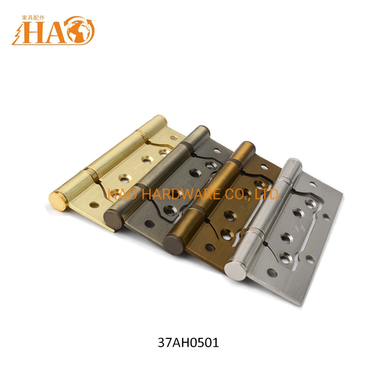 Satinless Steel Butterfly Hinges Door Hardware Accessory Brass Gold