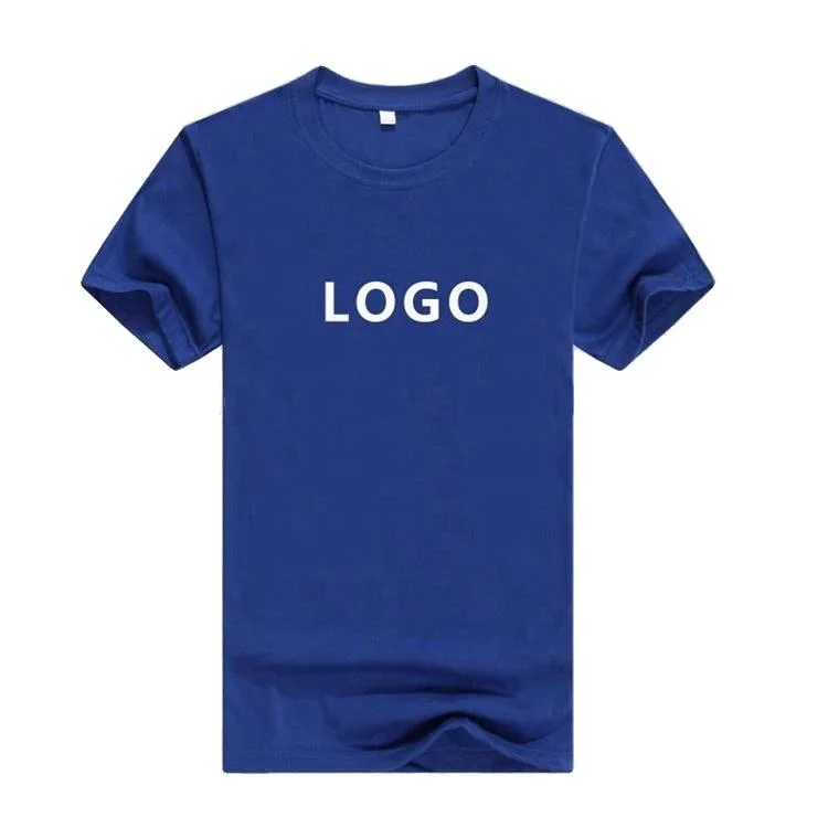 Großhandel OEM Custom Logo Druck 100% Baumwolle Herren einfach Weiß T-Shirt Custom Blank Herren T-Shirt