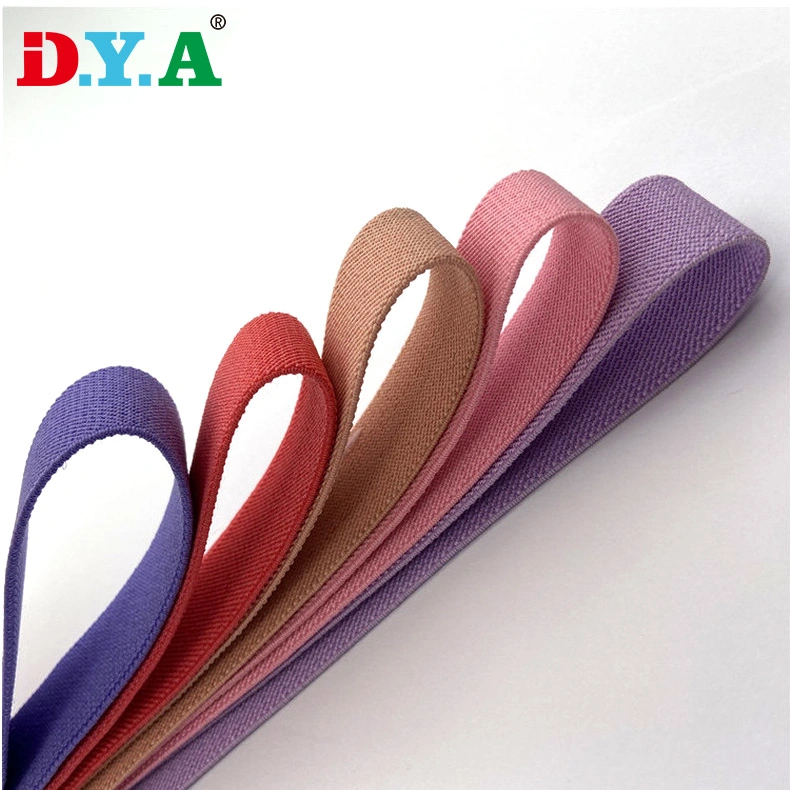 Custom Colorful 38mm 40mm Twill Woven Elastic Band for Clothes Waistband/Shoes Straps