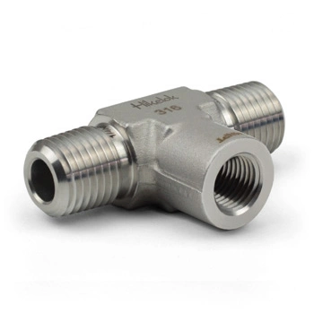 Ultrahigh Pressure 15000 Psi Autoclave Hip Fittings S. S Male Tee Connectors