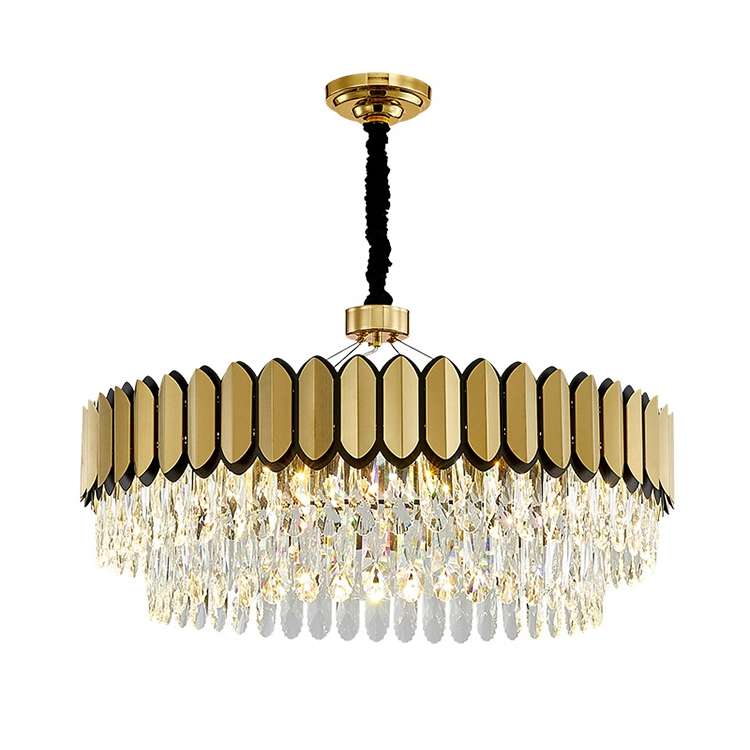 Luxury Large Chandelier Light Iron Pendant Lamp for Bedroom Study Room Restaurant