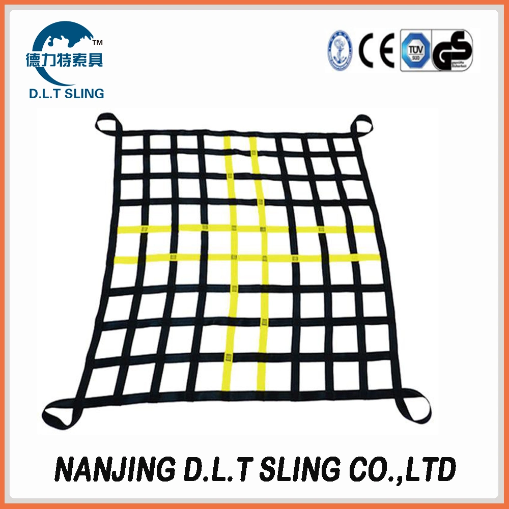 Polyester Webbing Cargo Net for Transportation and Lifting