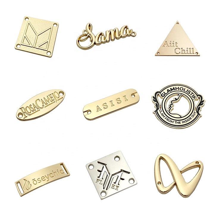 Promotion Club Logo Name Label as Gift Fashion Clothing Accessories Metal Tag