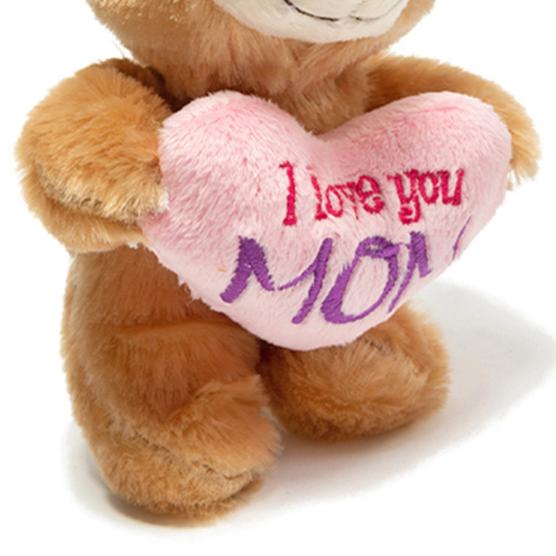 OEM Gifts 12cm Love Heart Soft Plush Teddy Toy Cute Bear Stuffed Animal