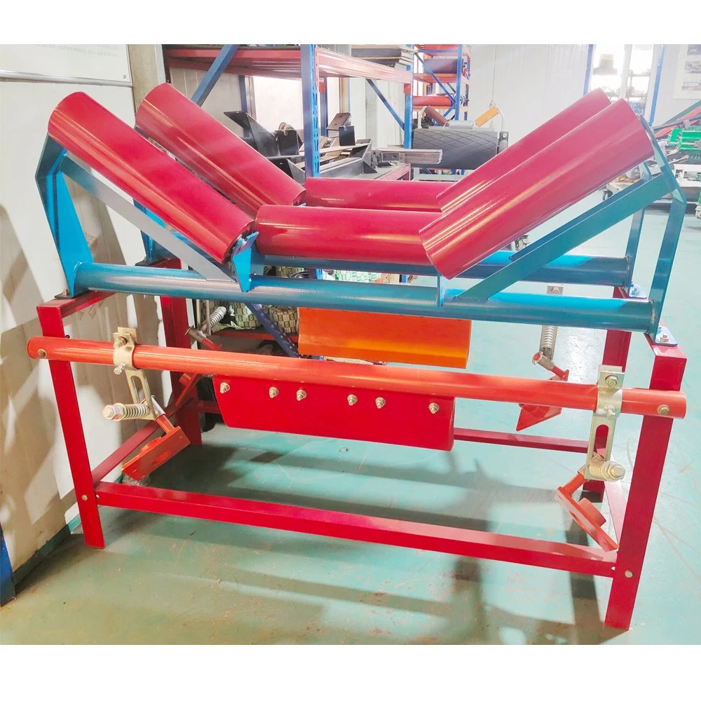 Belt Conveyor Flame Retardant Buffer Impact Idler Roller in The Mining