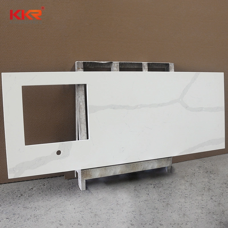 Kkr Customized Quartz Stone Kitchen Bench Top for Hotel 12.16