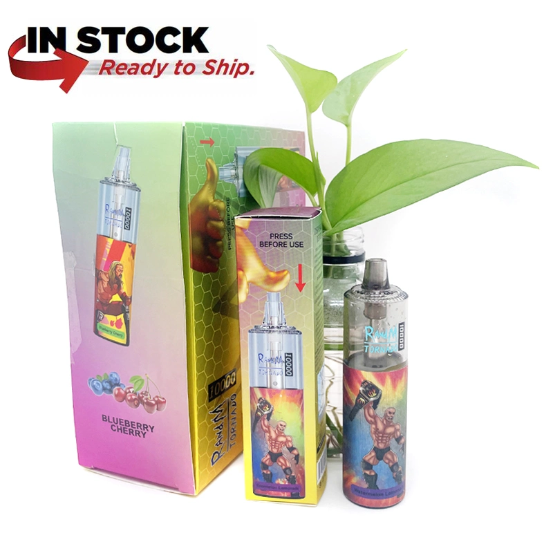 Grande vente en stock Vape jetable d'origine R et M Tornado Randm 10000 bouffées