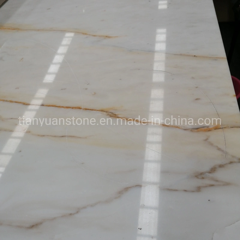 Standard Calacatta Gold Marble Stone Slab Size