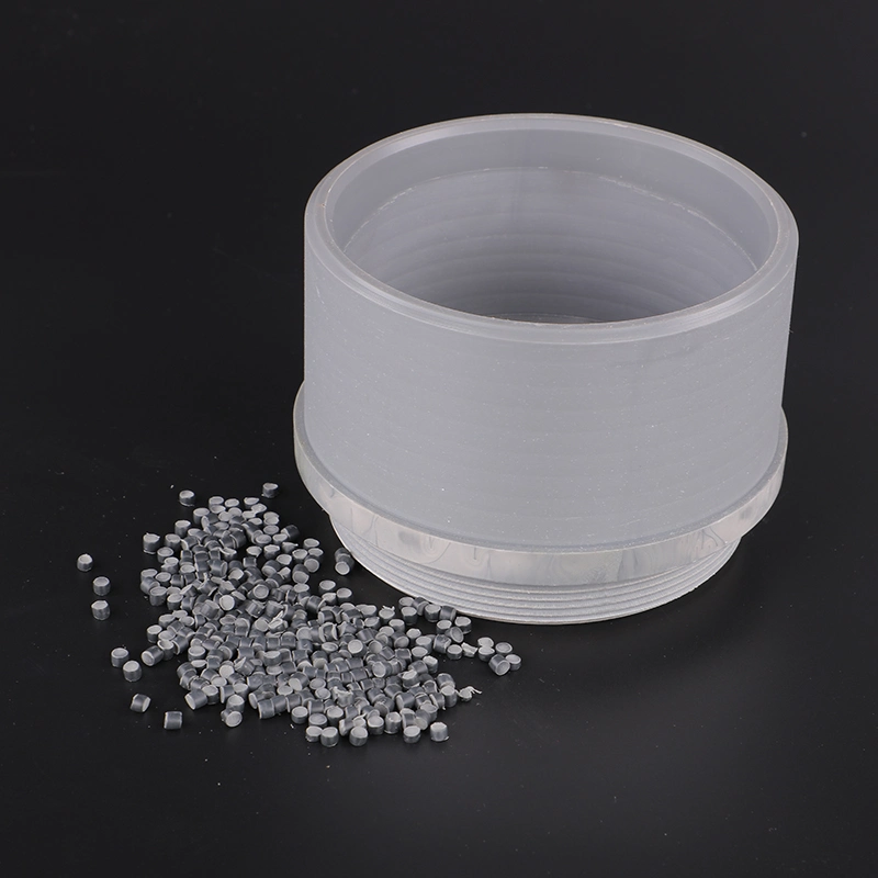 Best Quality Thin Wall Soundproof MD/HD UV Resistant Rigid Grey and White PVC Granules for Pipes Fittings