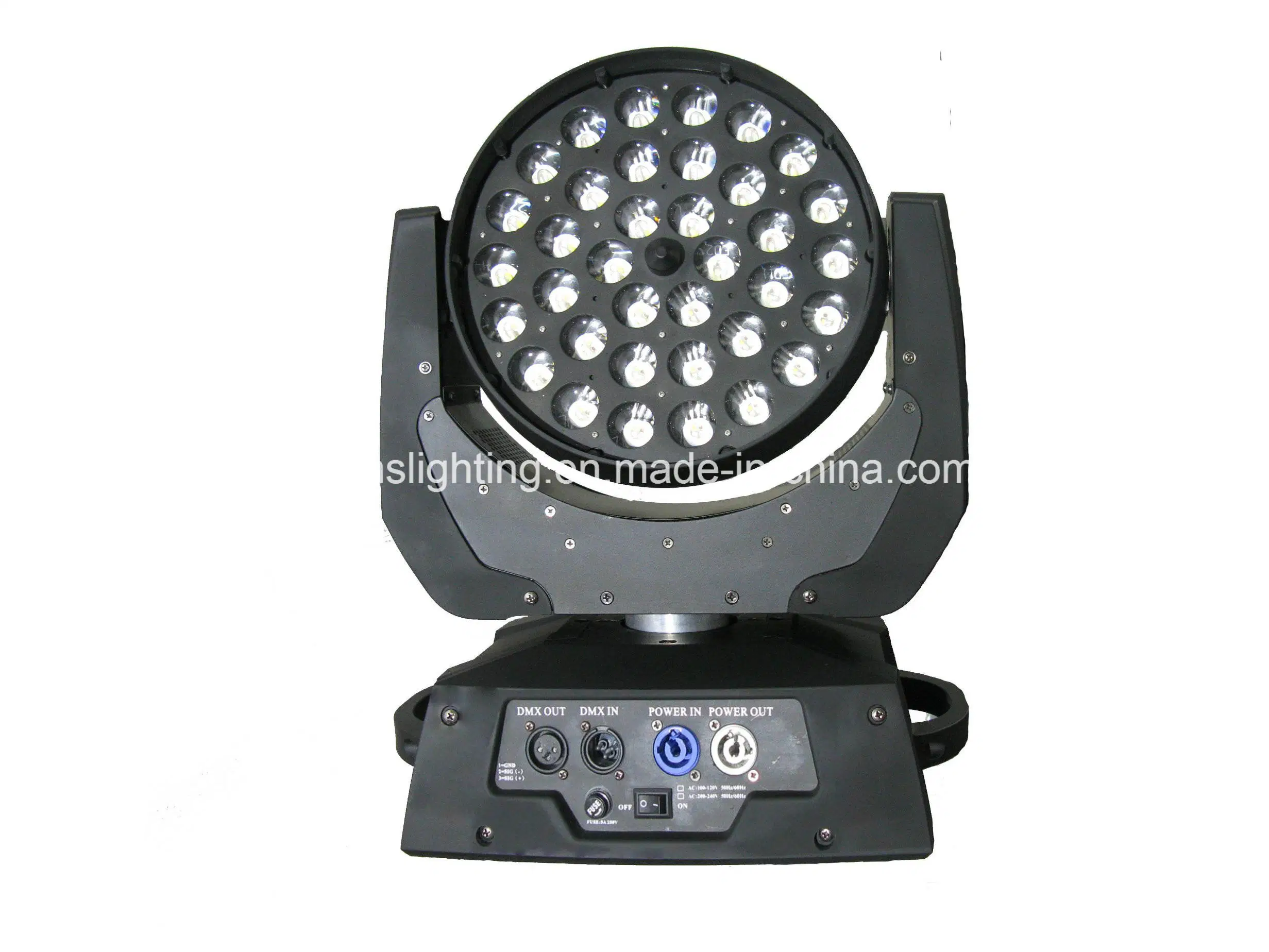 36*18W Rgbwavu 6in1 Multi Color DMX LED Moving Head Light Stage Light