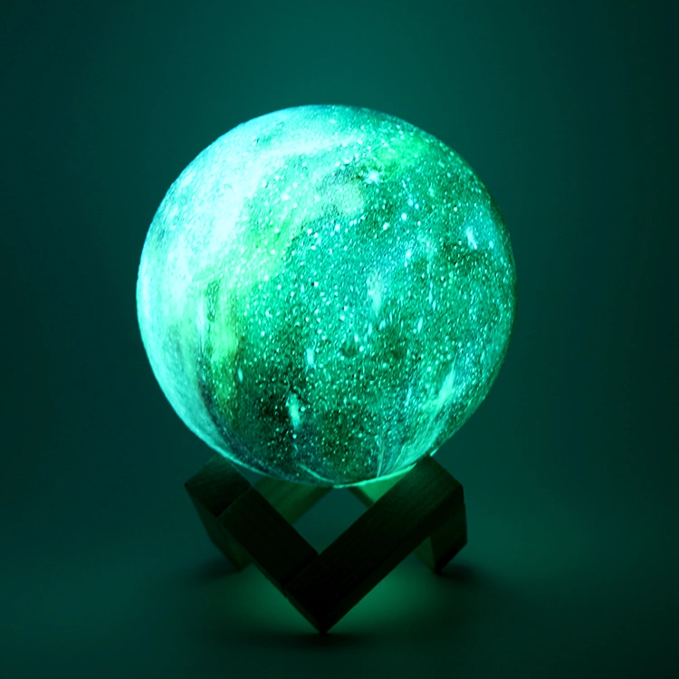 LED Moon Earth Light Lamp Desk Kids Night Light Galaxy Lamp Birthday