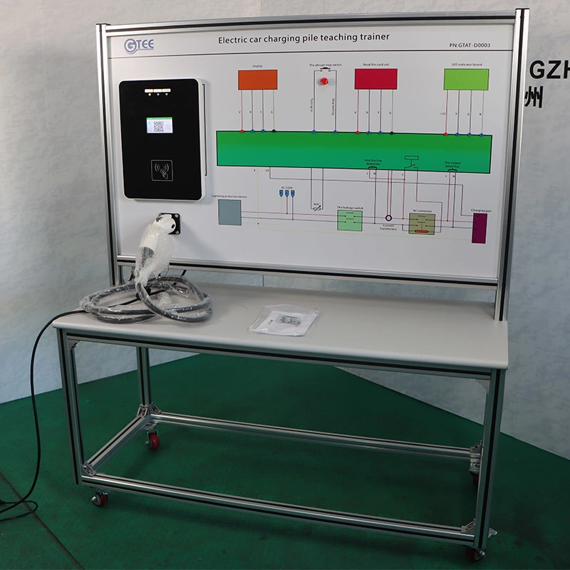 Educational Electric Car AC Charging Pile Teaching Board Automobile Lab Equipment