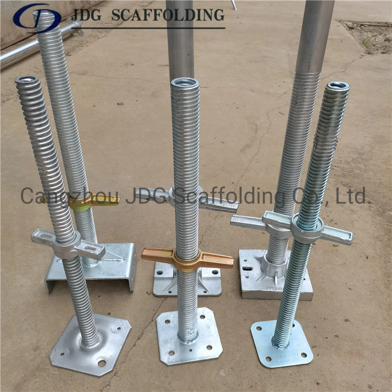 Scaffold Telescopic Stand Support Solid U Jack Base Screw Jack for Formwork Construction