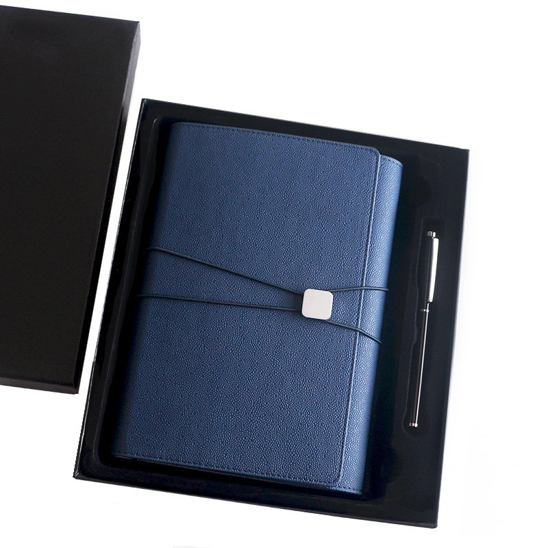 Personalizar um5 Loose-Leaf Notepad Bobina Multifuncional Oficial Carteira de notebook de couro Conjunto de Oferta