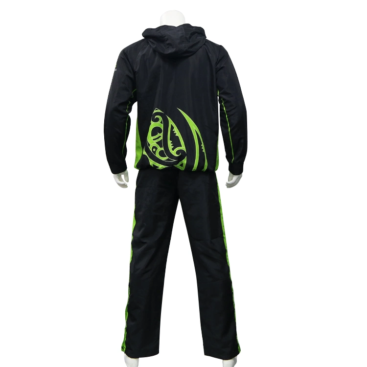 Design Your Own Tracksuit Custom Sport Jackets Zipper Tracksuit Soccer Set