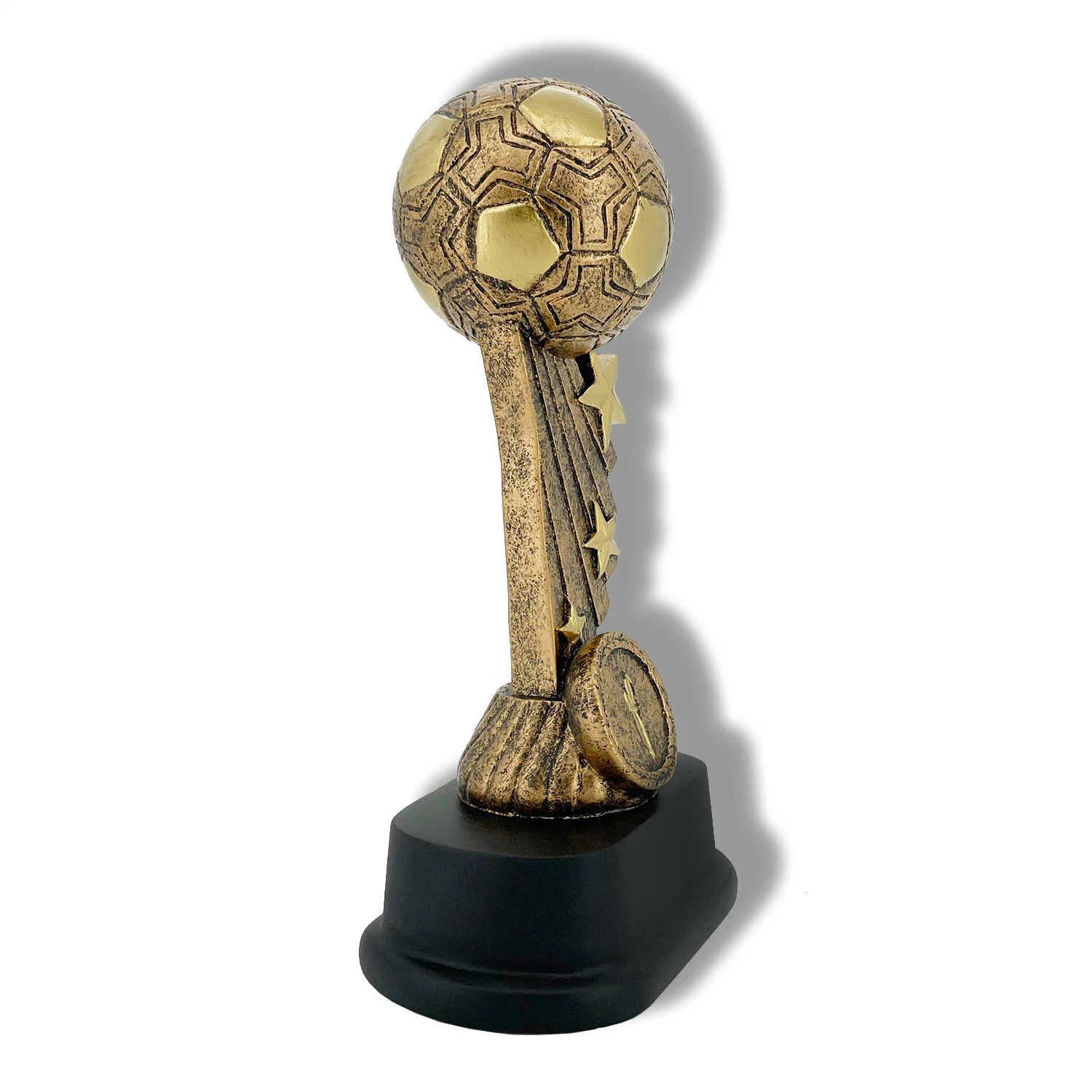 Resin Trophy Soccer Star Award of Sports Souvenir Promotion