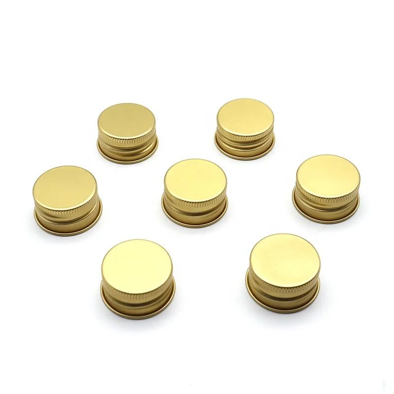 Gold Color Aluminum Cap Metal Lid 26mm