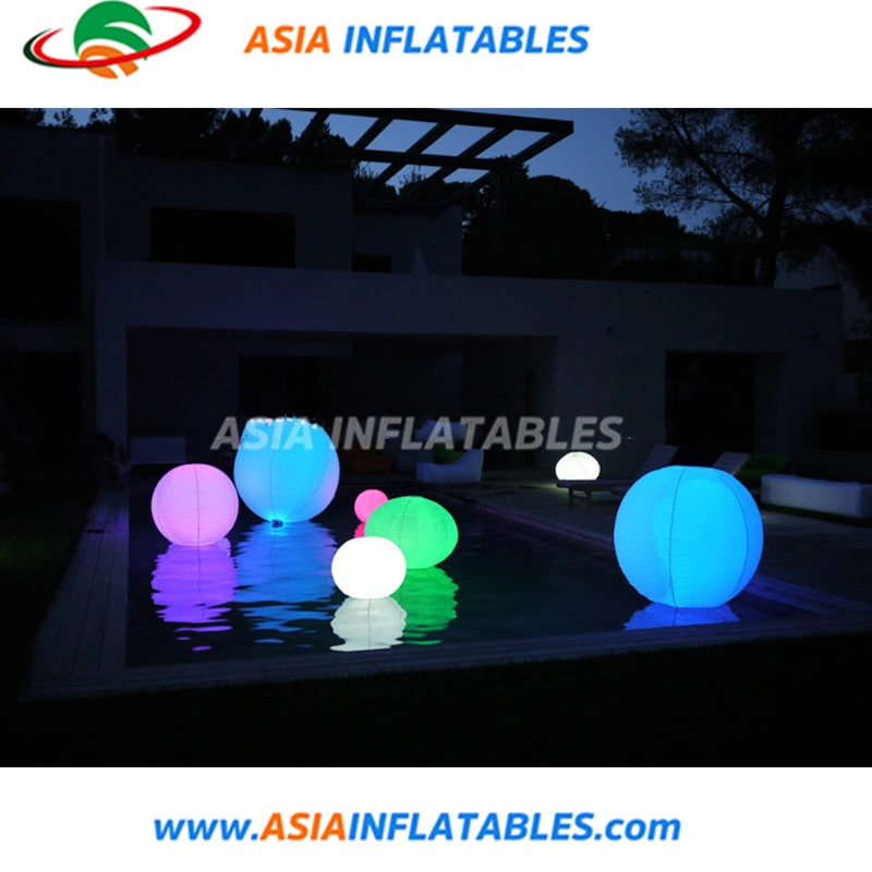 Color Changing Inflatable Pool Floating Balloon for Event Decoration