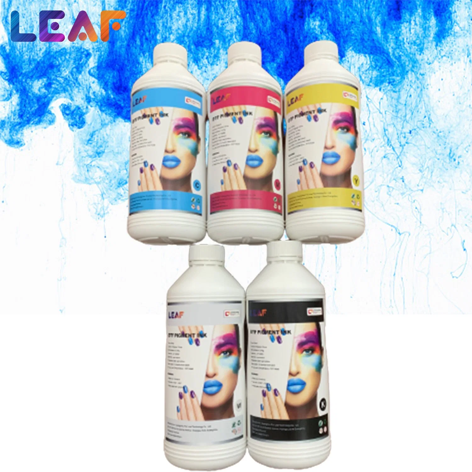 Factory Wholesale/Supplier Dtf Pigment Ink 1000ml Cmykw Dtf Ink for Dtf Printer