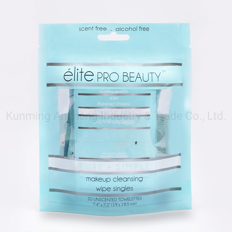 Custom Alcohol-Free Makeup Remover Cleansing Face Eyes Wipes for Waterproof Mascara