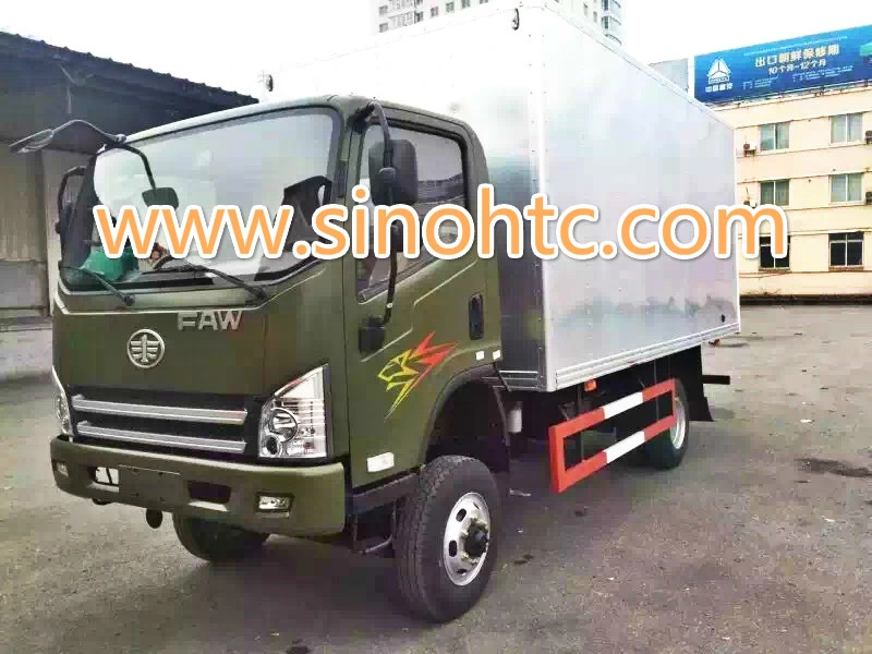 3-5 Tons light truck/ FAW lorry truck/ box truck