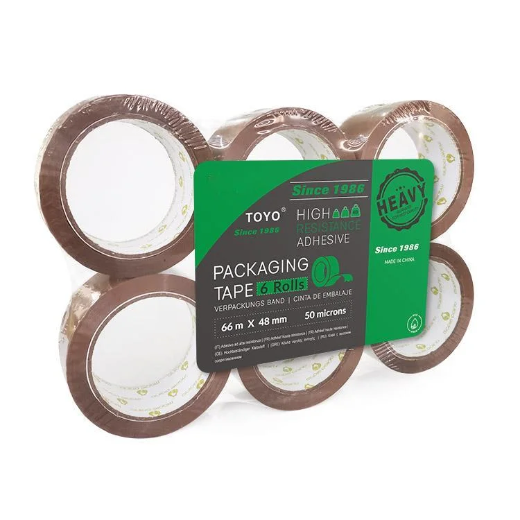 Custom Rolls Adhesive Brown Packing Tape Parcel Tape for Carton Box