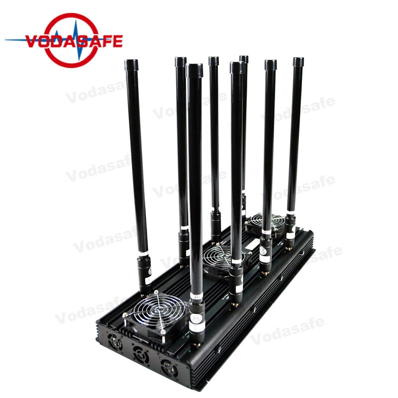 La banda de 15W / Drone Jammer automóviles utilizar WiFi 2.4G 5.8G de interferencia de señales GPS Sistema Anti Drone