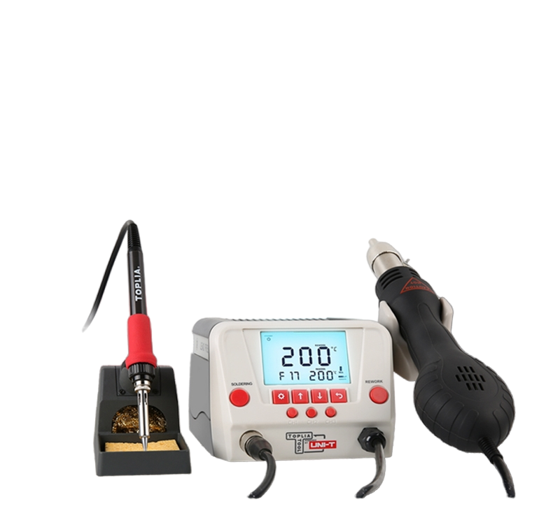 Toplia Intelligent Two-in-One Digital Display Soldering Station 650W