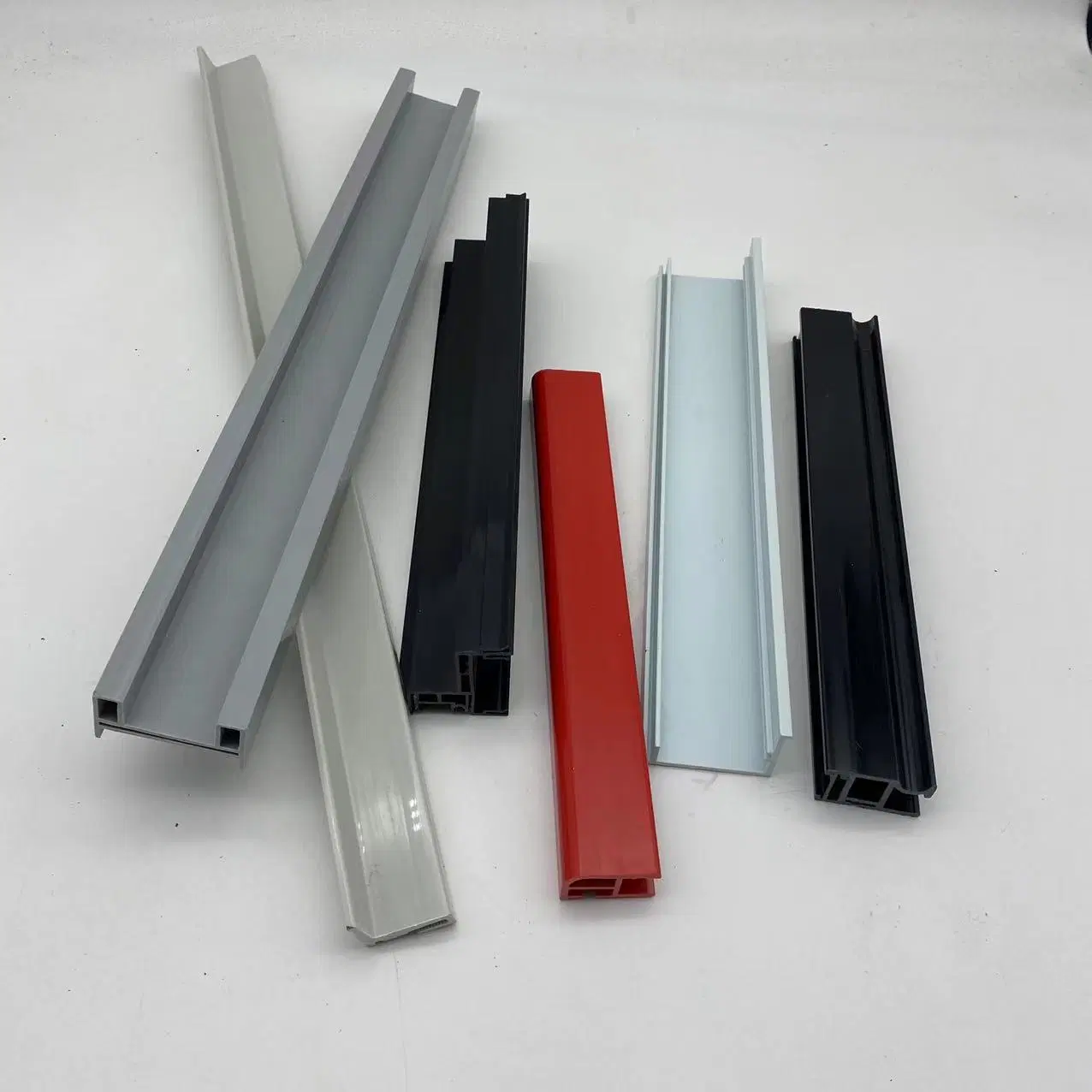 High quality/High cost performance  Customize Extruded Plastic Profiles U-Shaped Extrusion Hard PVC Profiles