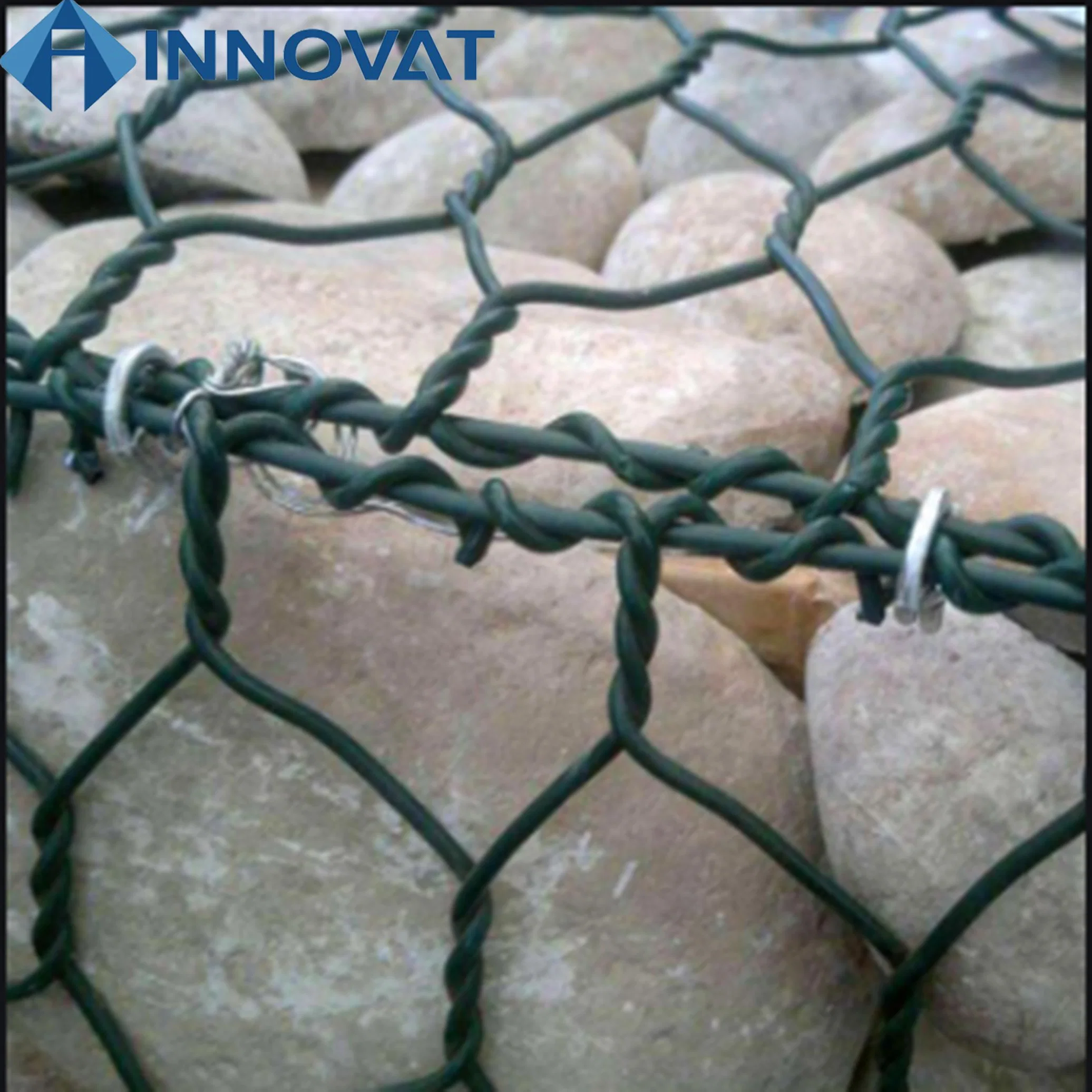 Gabion Hot Dipped Galvanized Gabion Box Square Wire Netting Hexagonal Gabion Box