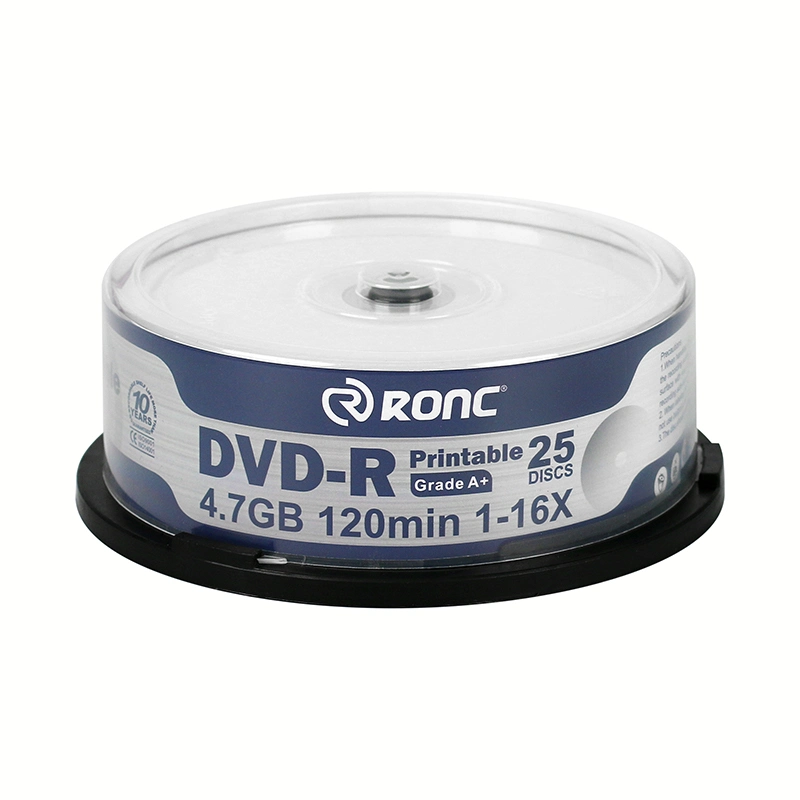 Ronc Hot Selling سعر الترويج 4.7GB قرص DVD-R فارغ ، 50PCS/Box