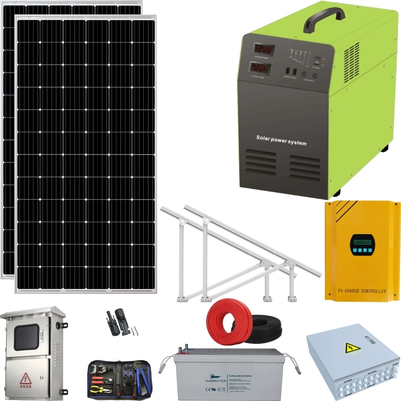 1.5kw Hybrid Complete Easy Installation in The Philippines Vigorous Solar Generator//