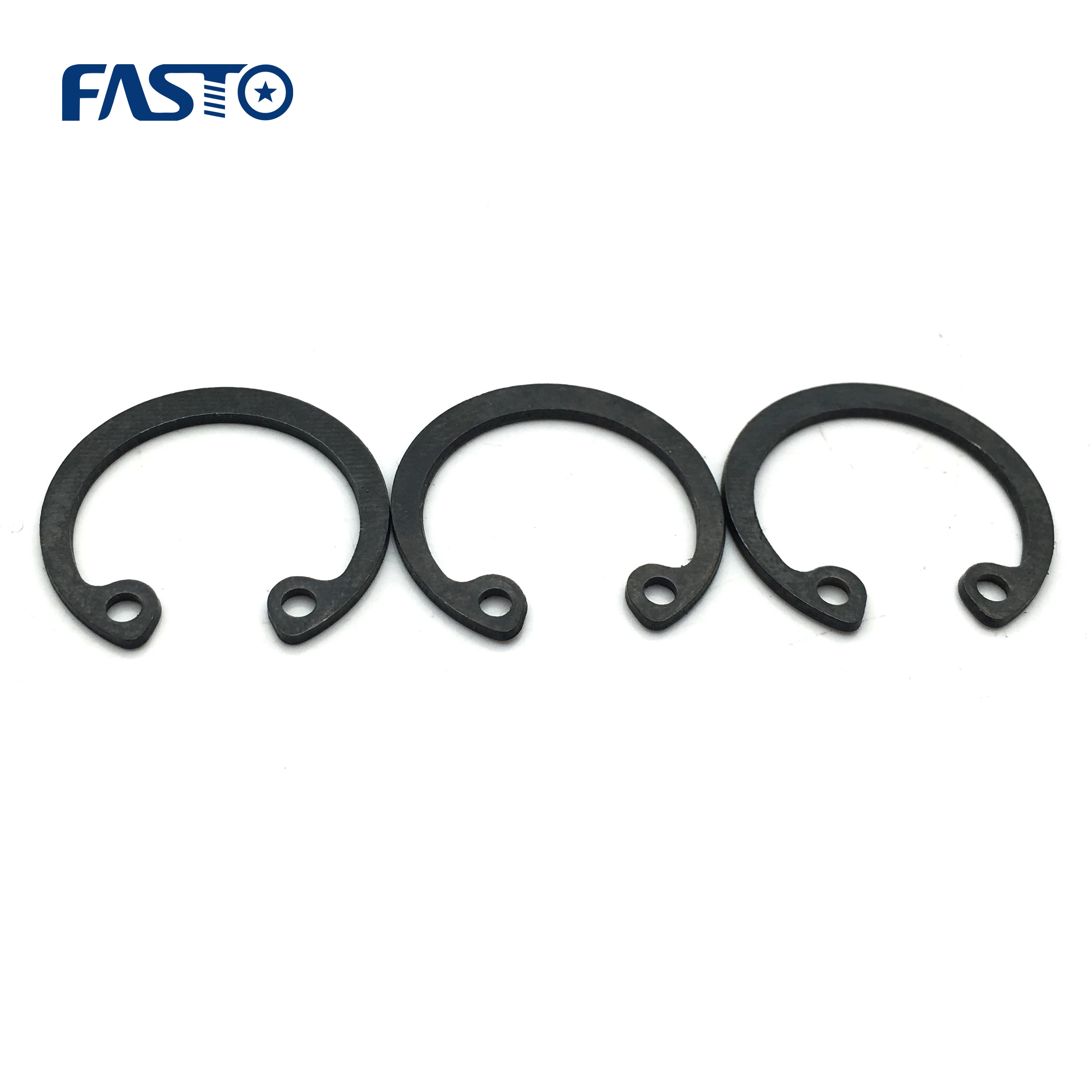 Durable Spring Steel Internal Snap Retaining Rings with Black Oxide Finish