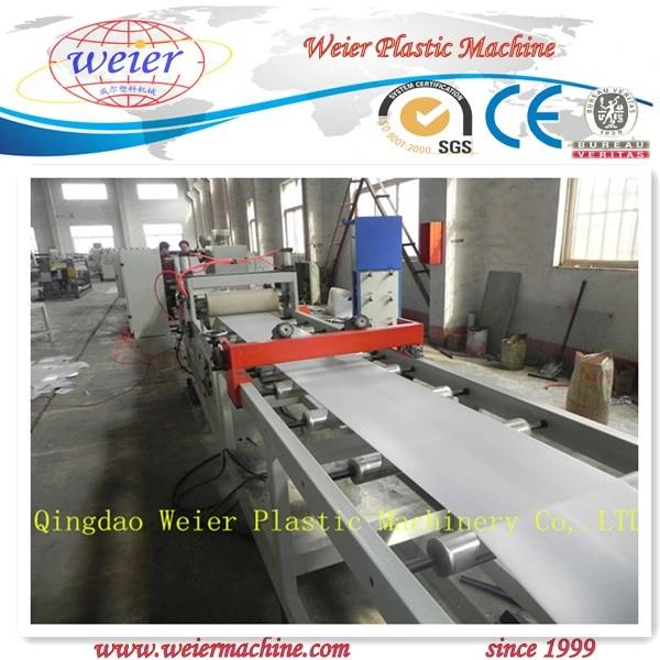 Plastic Extruder Machine PVC Edge Band Extrusion Line with Slitting System