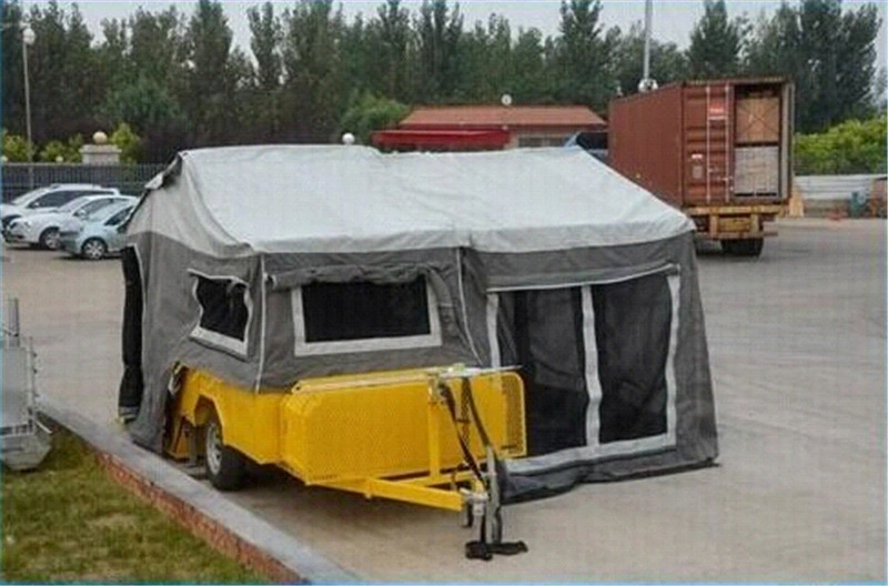 7ft*4ft Outdoor Australia Tent Galvanized Camper Trailer