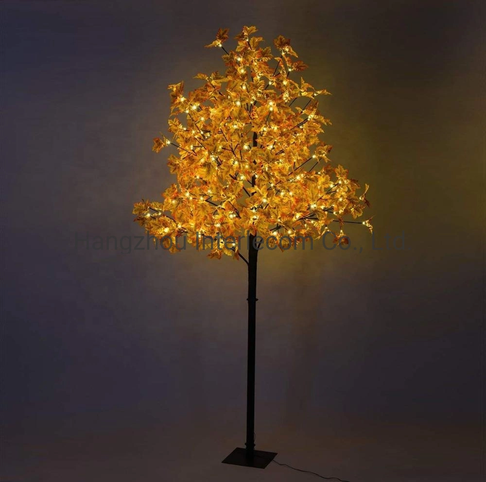 Artificial Red Maple Tree LED Light Decoration Light