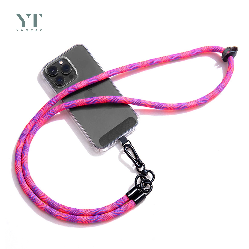 Phone Accessories Universal Phone Lanyard Multiple Color Mobile Phone Strap with Customized Connect Tab Smartphone Strap Cord Patch Card Key Holder Lanyard