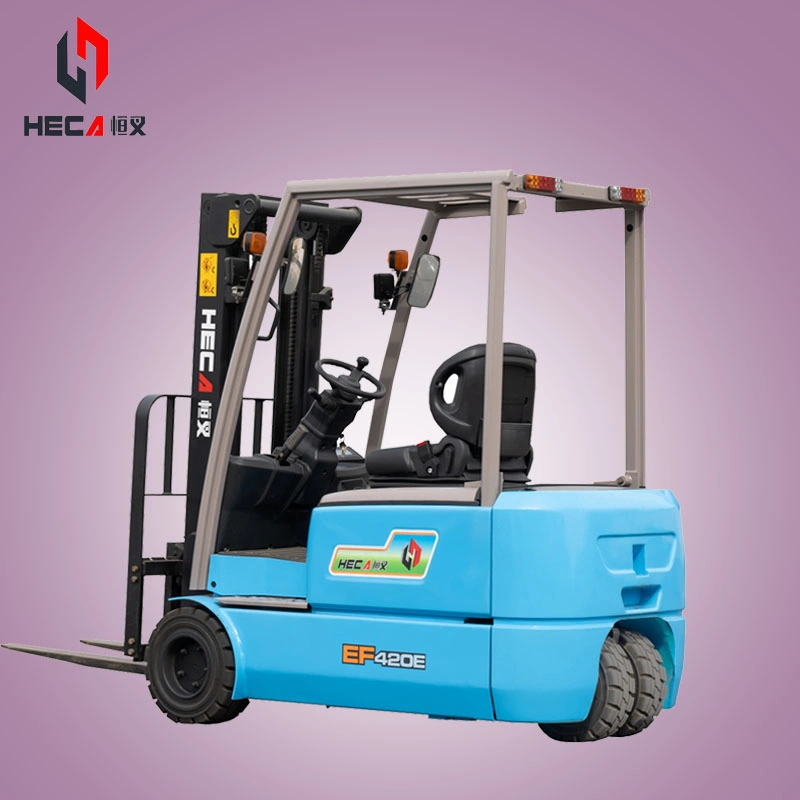 2.0 Ton 2000kg Small Turning Radius Three Wheel Electric Forklift Used Outdoor