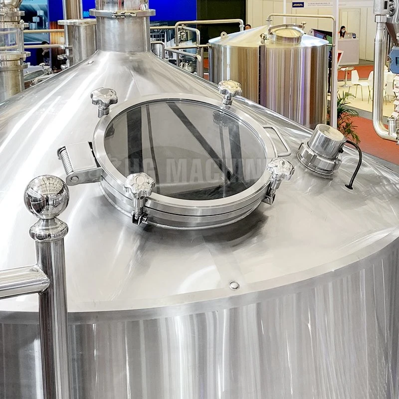 Nueva cerveza artesanal sacarificación 10 bbl equipo de destilación de cerveza del sistema de depósito de sacarificación de alimentos bebidas fábrica de cerveza