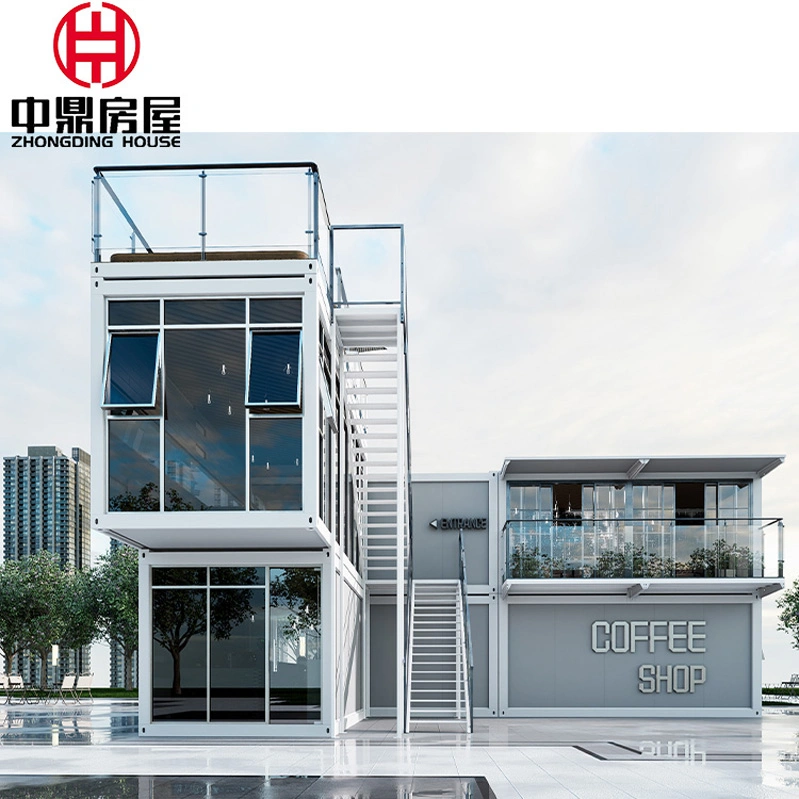 Custom Luxury Modern Prefab Container House Made in China Container Office Shop Cafe