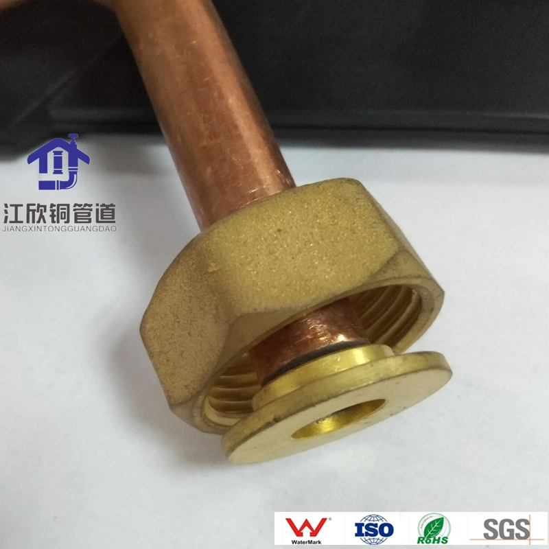 Copper Connection Pipe Refrigeration Machine Fitting