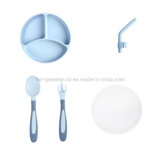 Eco-Friendly TPR Baby Tableware Injection Mould Silica Gel Bowl Injection Mould Kids Bowl Injection Mould Customized in Stock