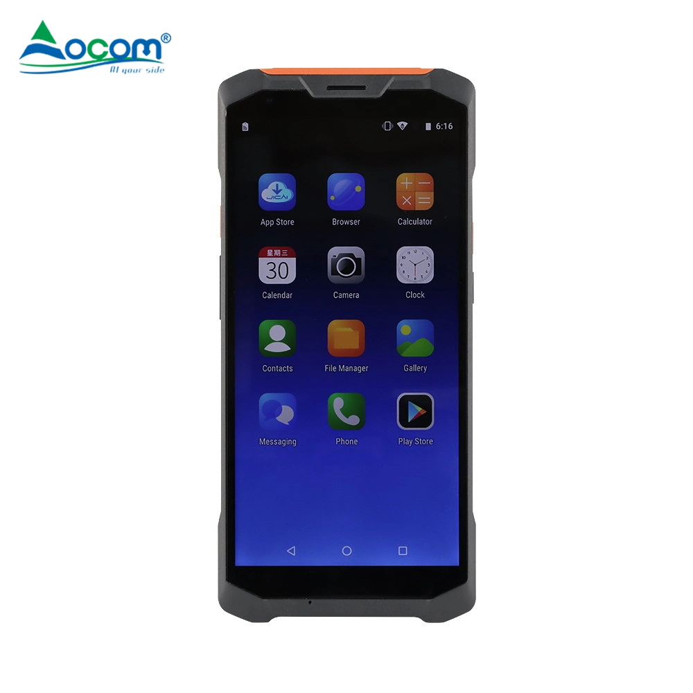 Ocbs-Z1 New Update 5.99inch Type-C Blue Tooth Handheld 4G Android8.1 Barcode Scanner Industrial Pdas with SIM Slot