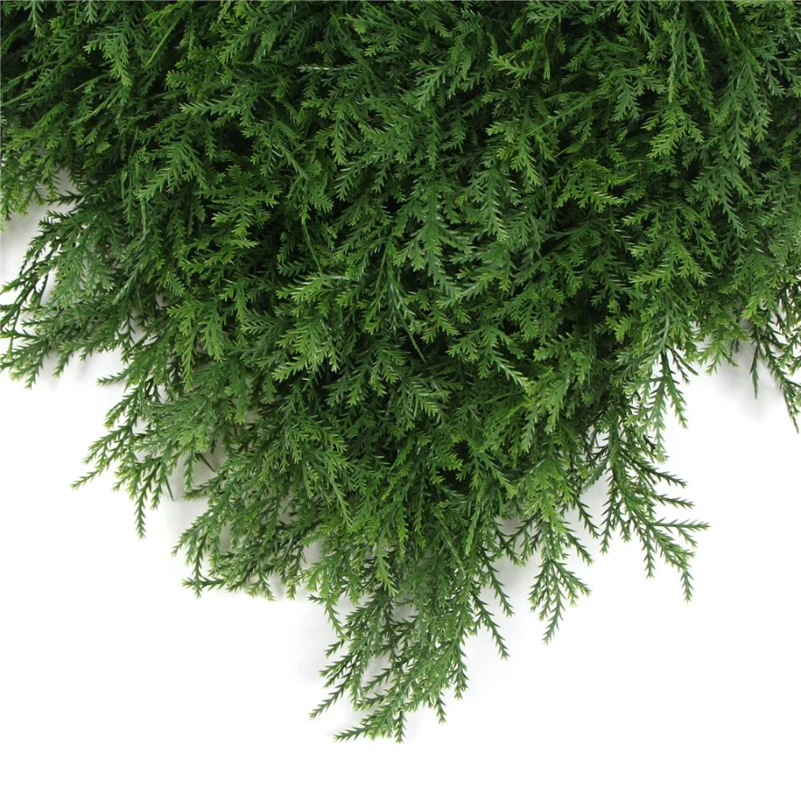 High Simulation Wholesale Green Wall Artificial Boxwood Panel Hedge for Garden Hotel Restaurant Decoration