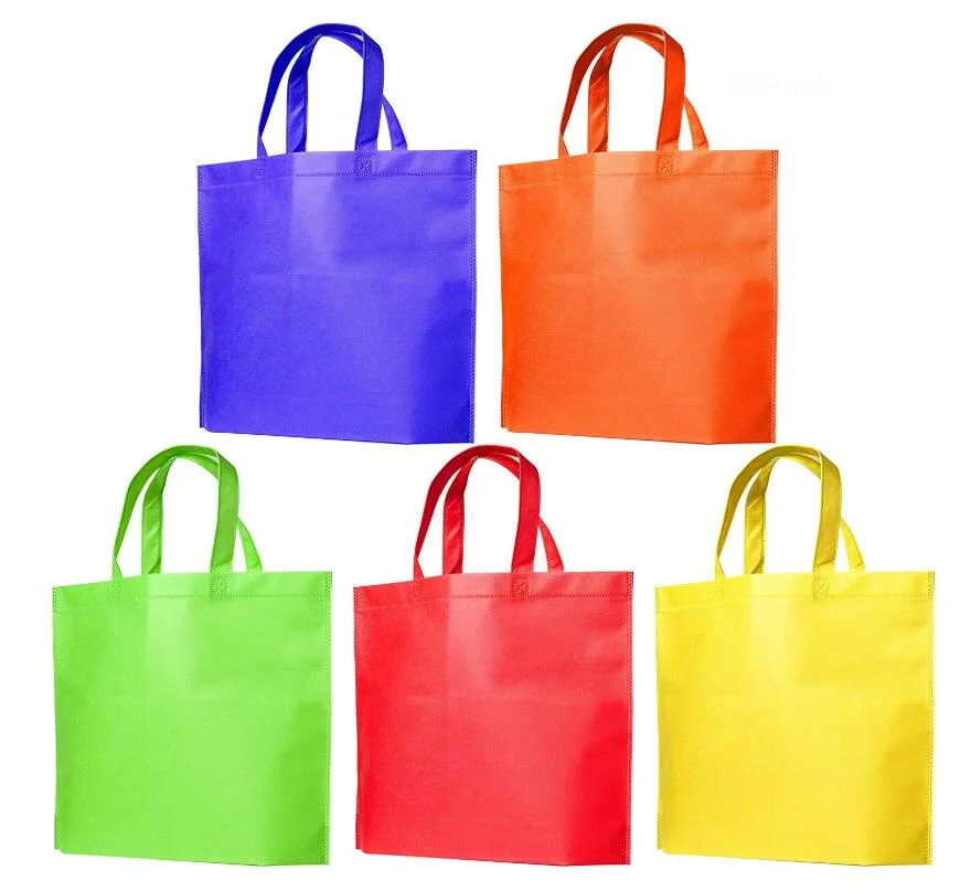 Tote bolsas reutilizables de tela bolsa de comestibles Non-Woven Viajes