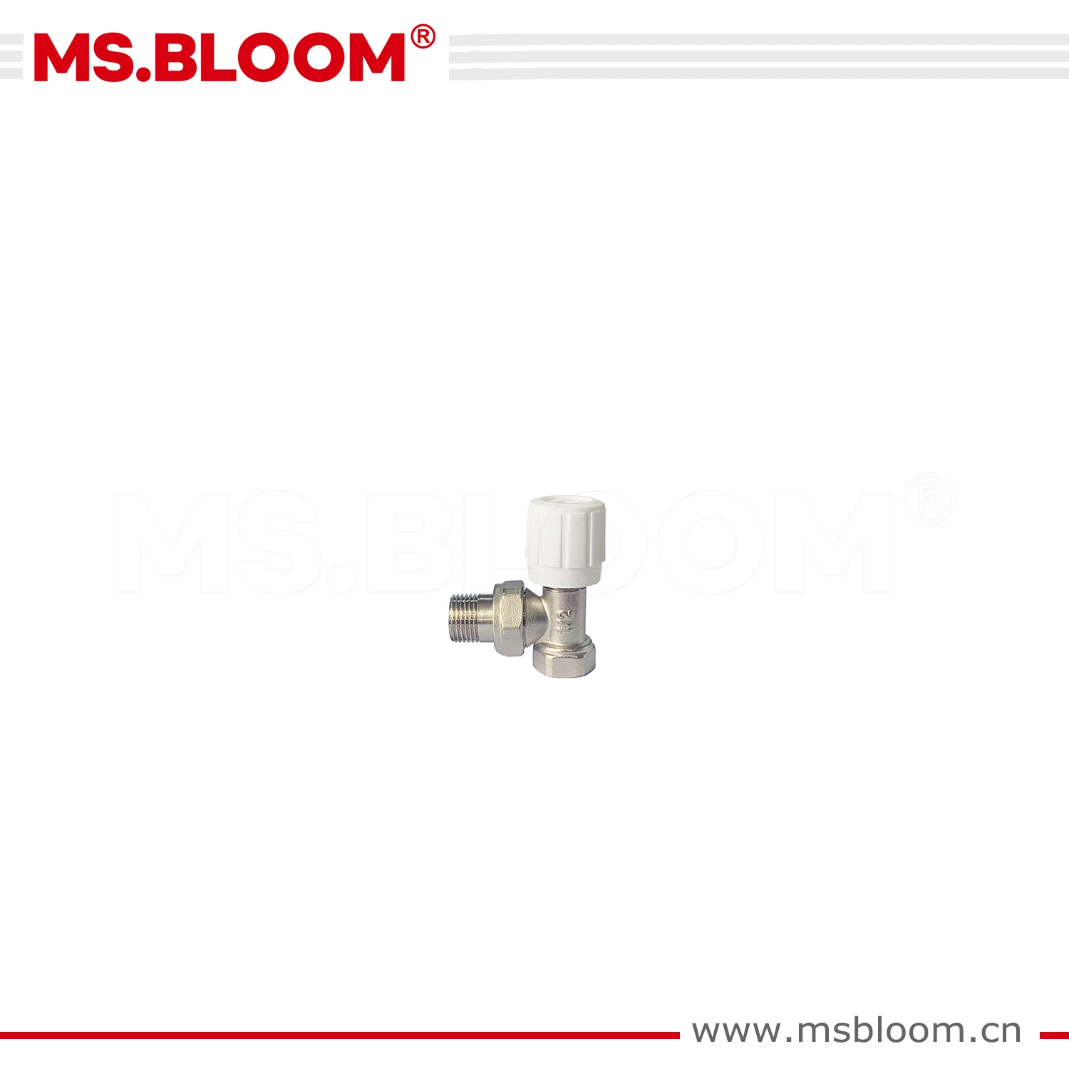 Soupapes de radiateur en laiton - Type droit (sans poignée) - 1/2" et 3/4"