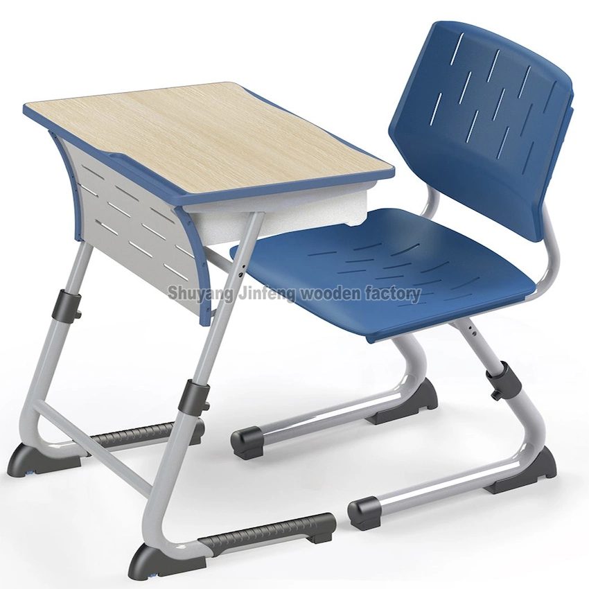 Furniture Adjustable Height School Desks and Chair Set