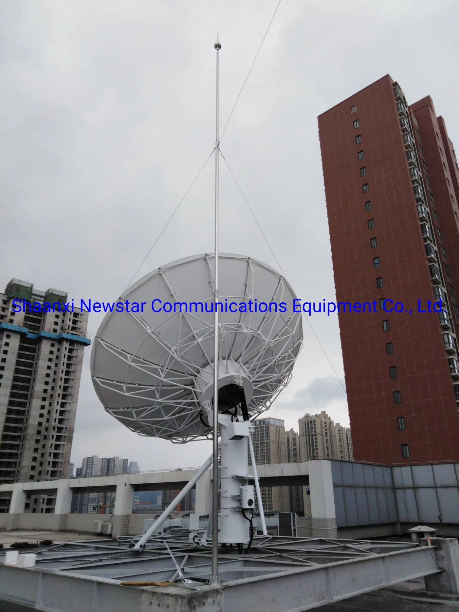 6.2m C, Ku-Band Rxtx Satellite Antenna Made in China